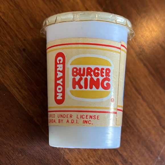 VINTAGE 80S BURGER KING - CRAYON & ERASER SET - Picture 11 of 14